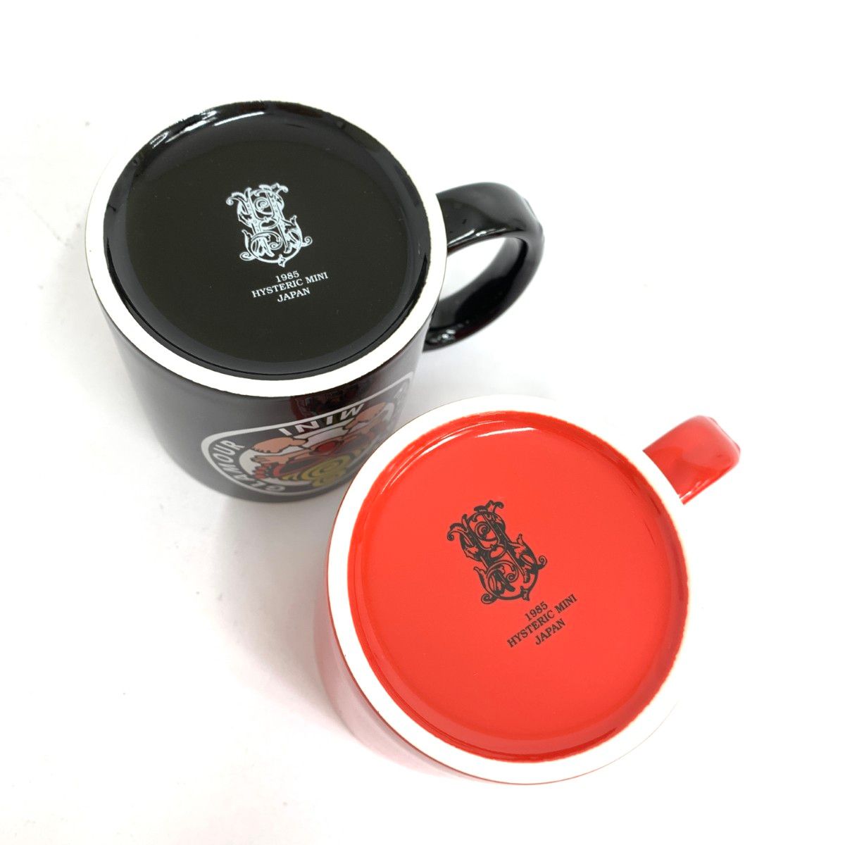 ヒステリックミニ HYSTERIC GLAMOUR MINI ヒスミニ マグカップ 赤黒 2 