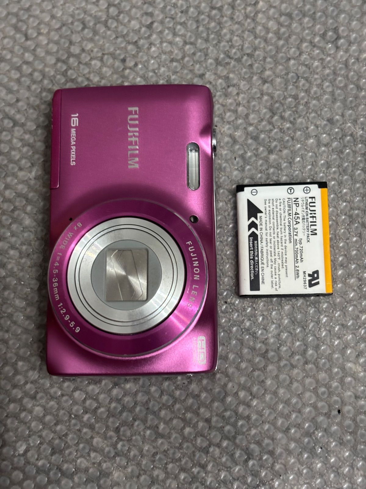 FUJIFILM FINEPIX JZ250コンパクトデジタルカメラ ピンク 10261