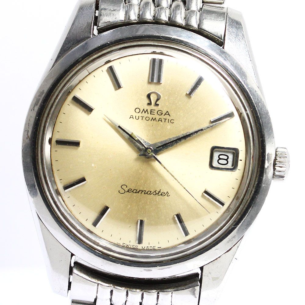 オメガ OMEGA シーマスター Cal.565 ライスブレスレット 自動巻き