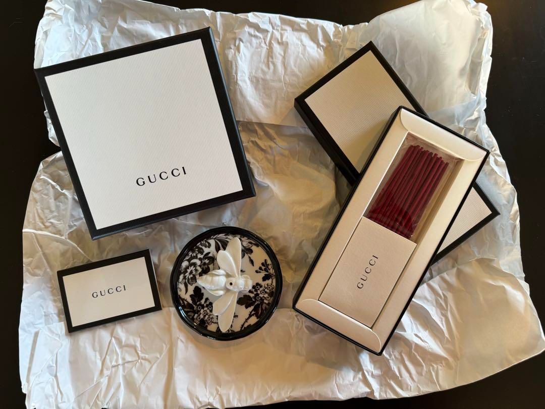 GUCCI ハーバリウムビーインセンスホルダー/お香セット【新品