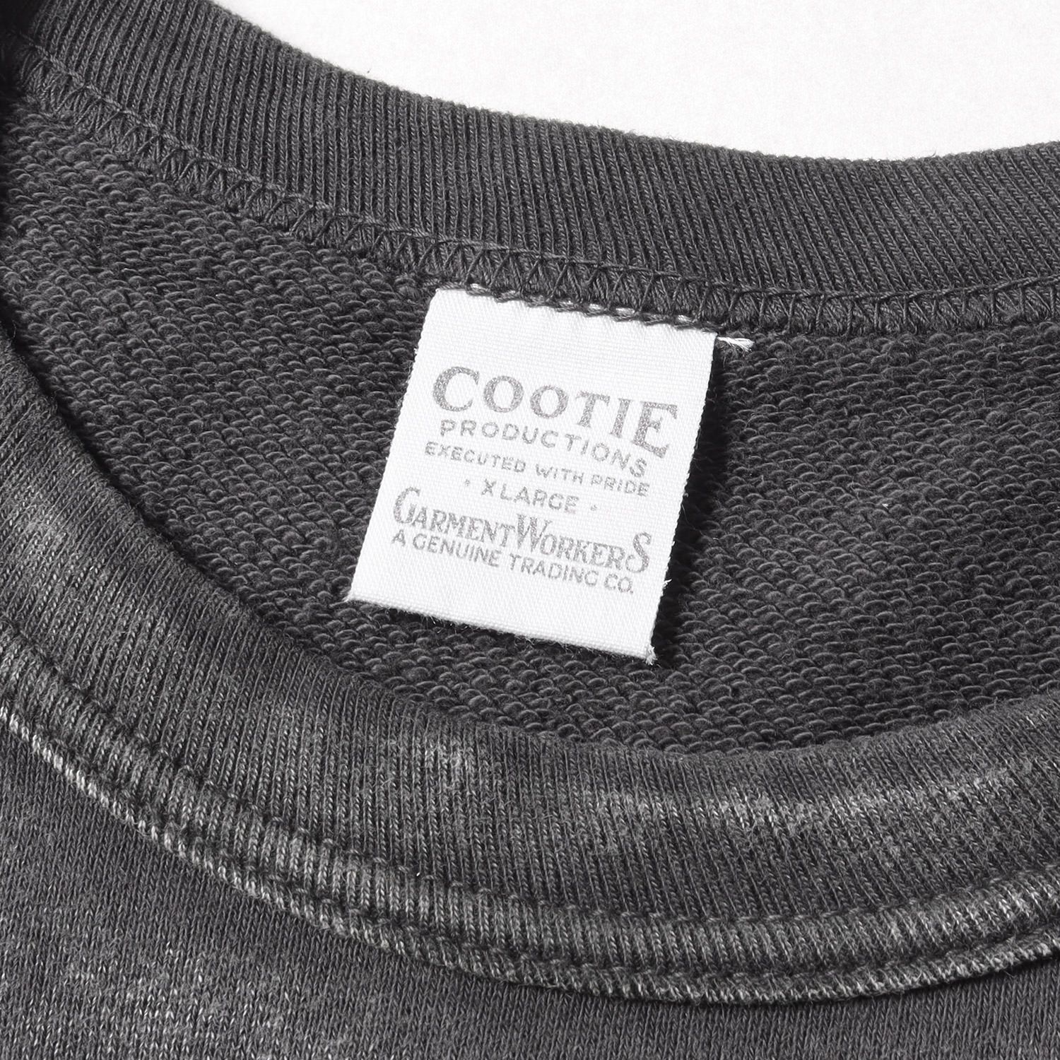 美品 COOTIE クーティー スウェット ヴィンテージ加工 ラグラン 半袖  