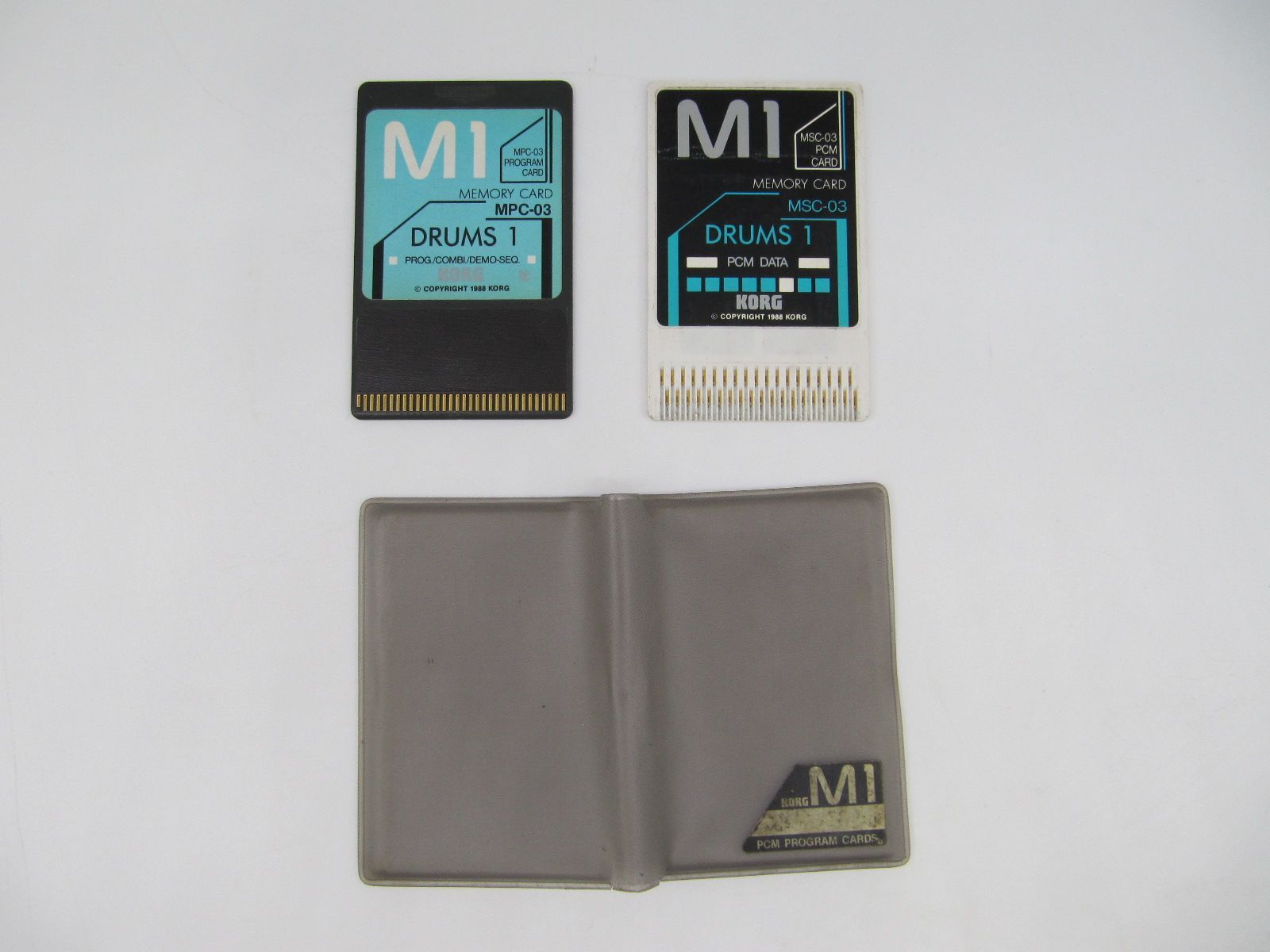 KORG M1 Card Set MPC-01/MSC-01 Part 1/3 KORG M1 DRUMS 1 MPC-