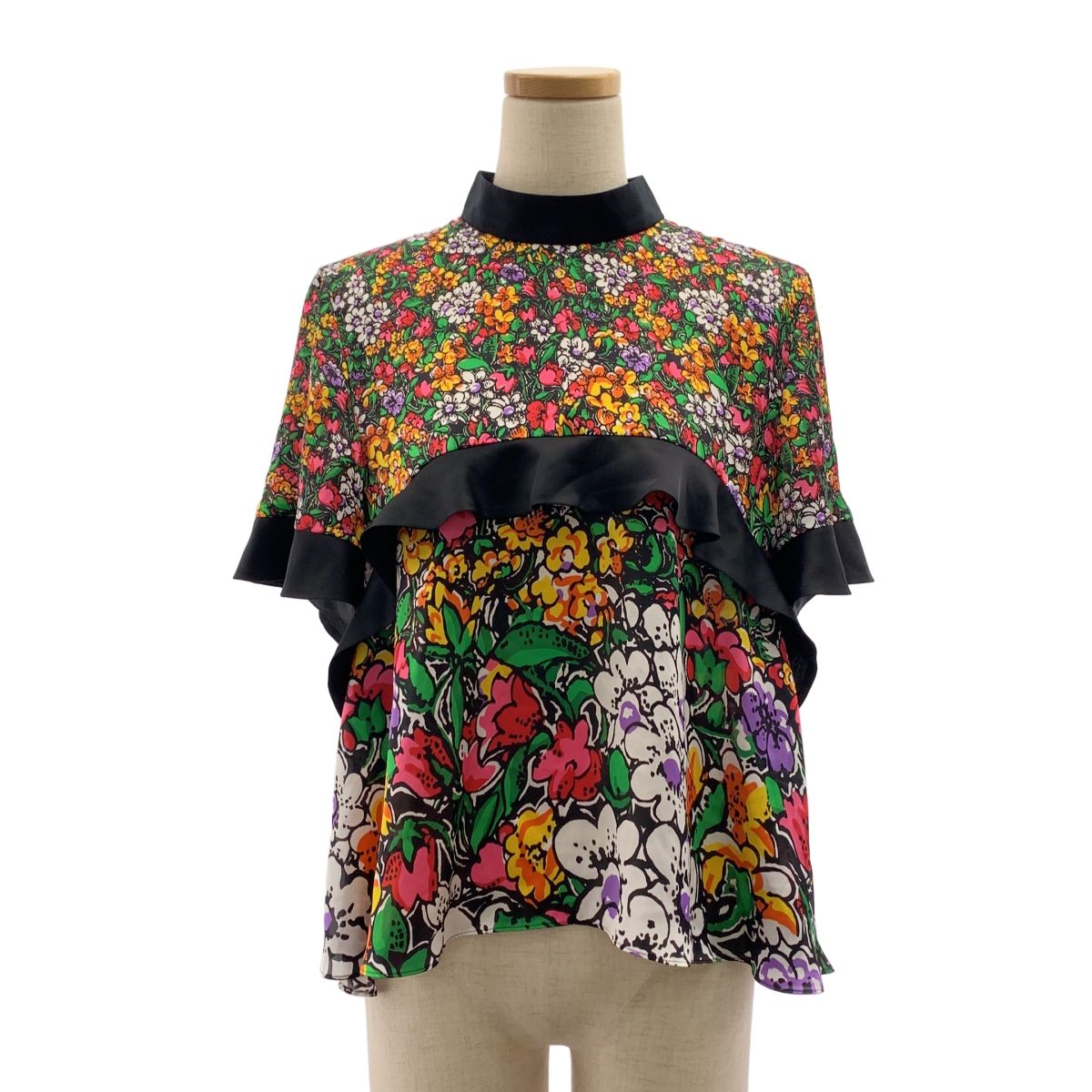 sacai | サカイ | Floral Print Pullover フローラル プリント プルオーバー シャツ | 1 | マルチカラー | レディース