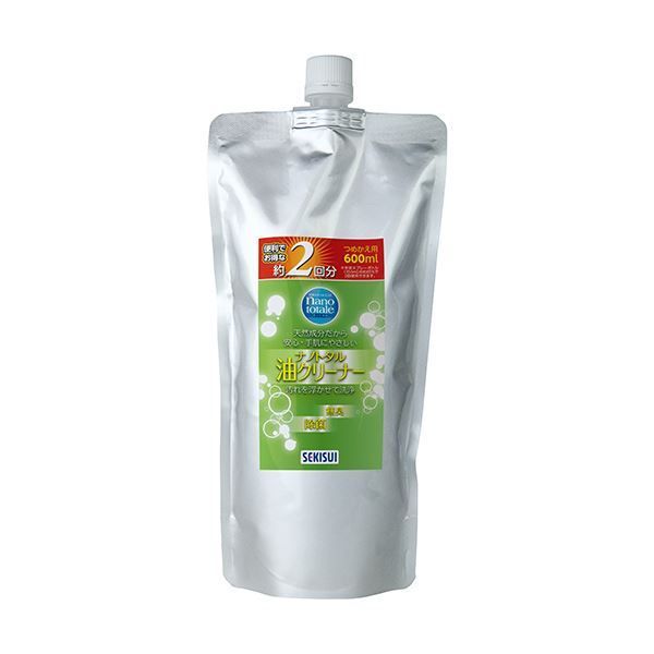 まとめ 積水マテリアルソリューションズ ナノトタル 油クリーナー 詰替用 600ml 1個 ×3セット