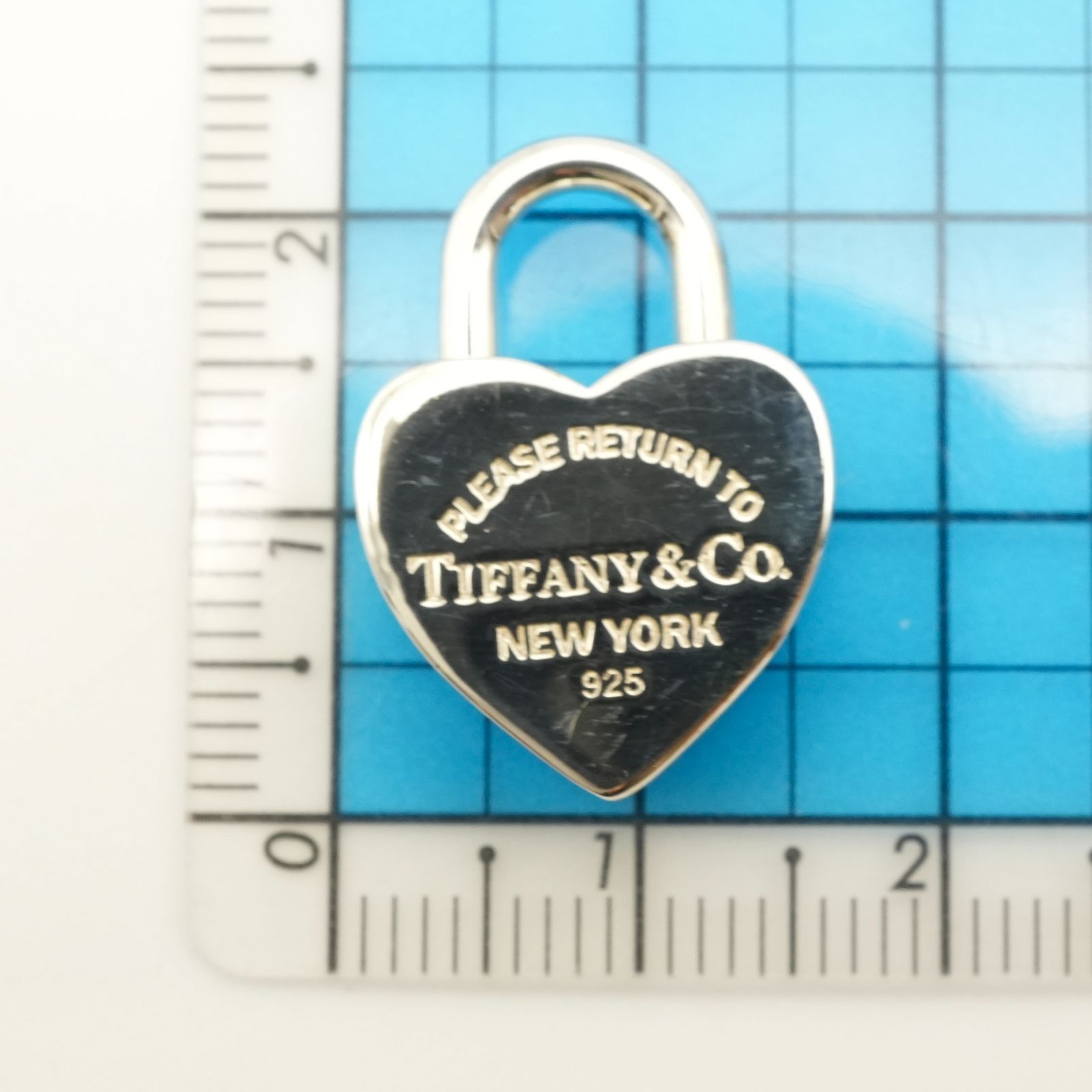 美品 ティファニー ハート カデナ リターントゥ ネックレストップ 南京錠 美品】ティファニー リターントゥ ロック ハート ネックレス