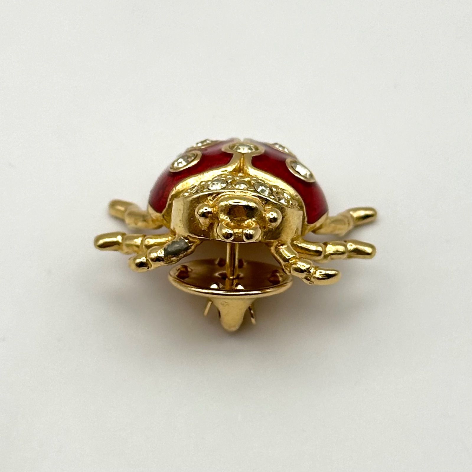 美品 LOEWE ロエベ フェイクパールブローチ ゴールド LOEWE 送料無料 ロエベ フェイクパール ブローチ ゴールド