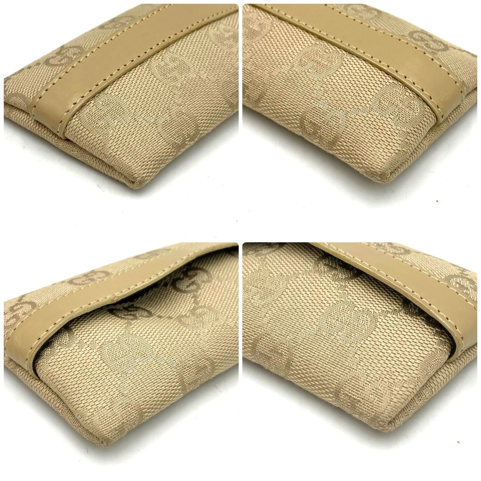 極上美品 GUCCI グッチ GGキャンバス ティッシュケース