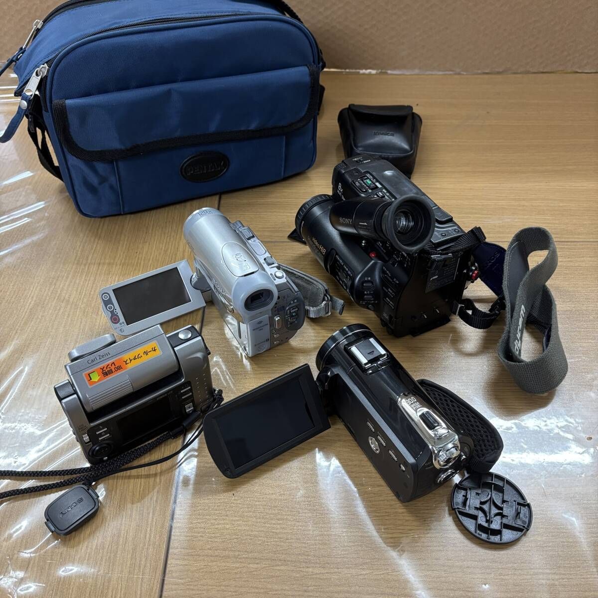 ビデオカメラ5台＋バッグ付き