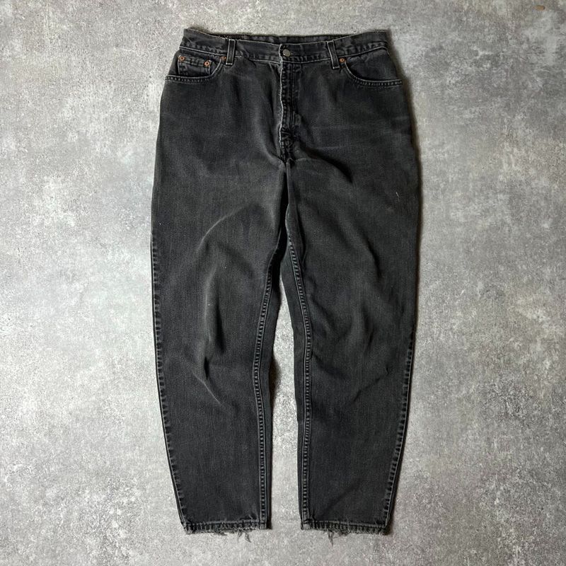 00s Levis 550 ブラック デニム パンツ M / 00年代 メキシコ製