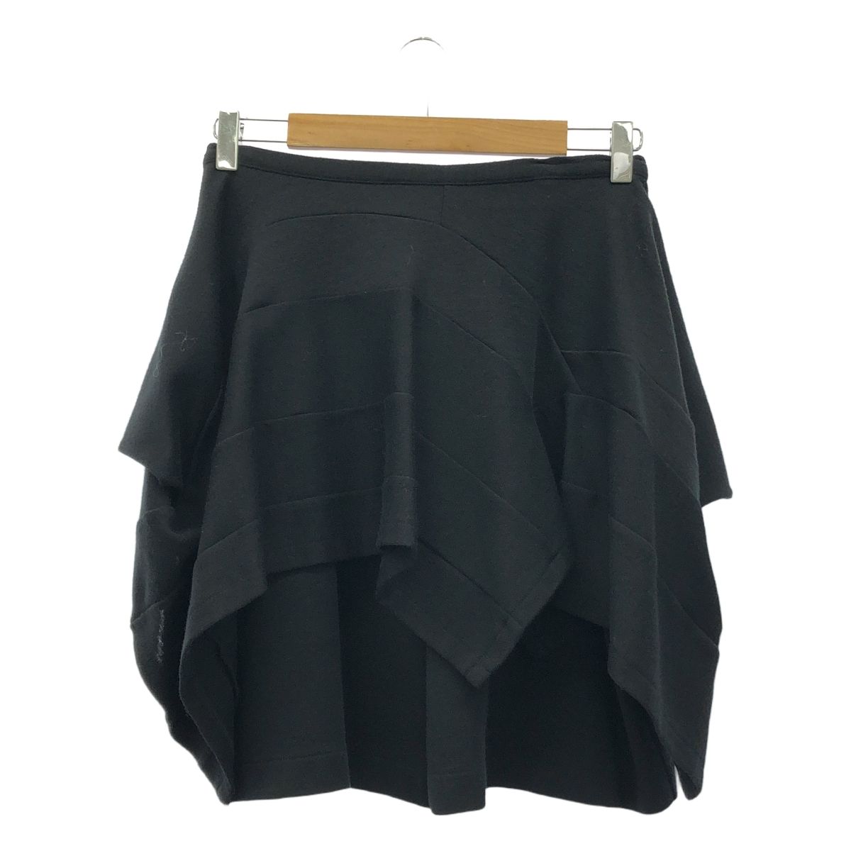 tricot COMME des GARCONS | トリココムデギャルソン | 2007AW | 再構築 アシンメトリー ラップパンツ | S | ブラック | レディース