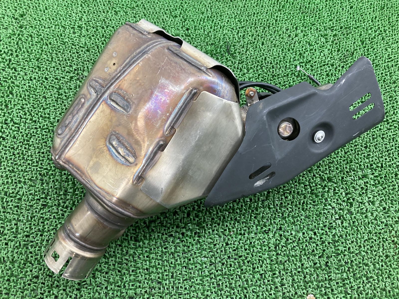 ZX-10R エキパイマフラー M135 カワサキ 純正 中古 バイク 部品 ZX1000J 触媒 中間 2011～2015年式 コケキズ無し 車検 Genuine