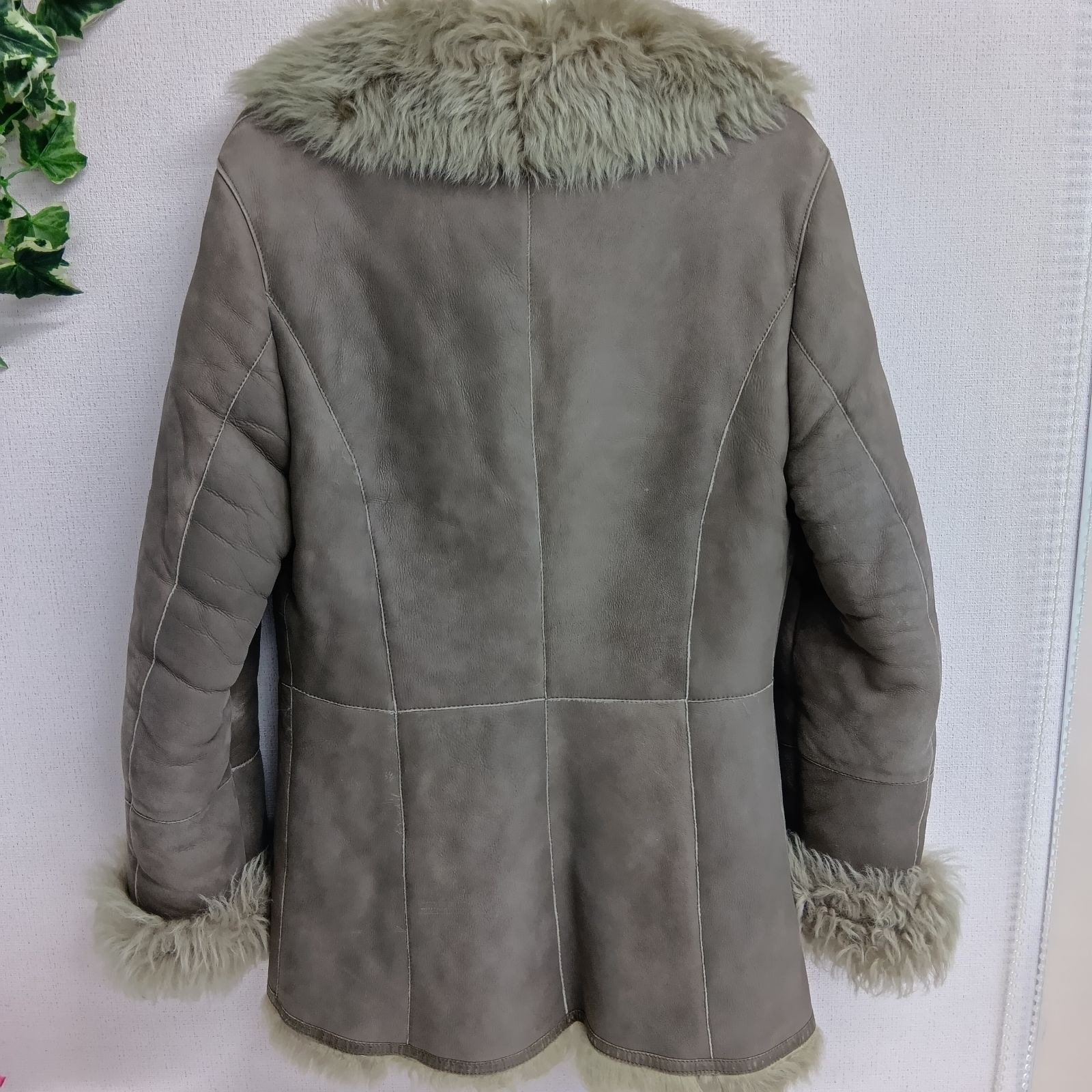 Salvatore Ferragamo サルヴァトーレフェラガモ レザージャケット 40 レザー ブラウン H1-39 テ