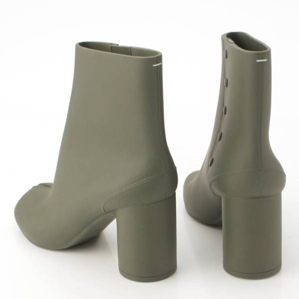 マルジェラ ヴィンテージレザー 足袋ブーツ カーキ 37 中古・古着通販】Maison Margiela (メゾンマルジェラ) 足袋ブーツ
