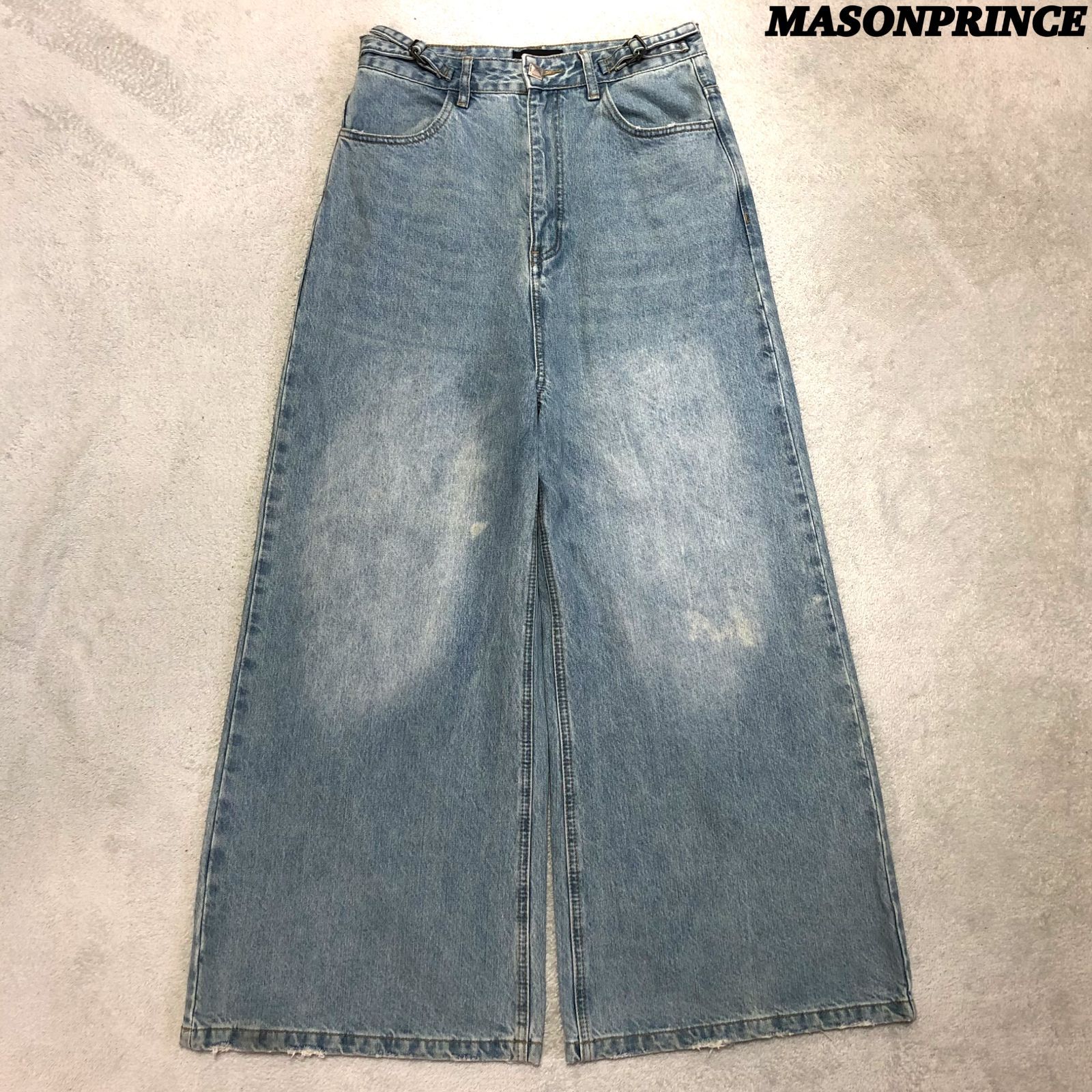 MASON PRINCE★BELTED FLARE JEANS フレアデニム MASON PRINCE☆BELTED FLARE JEANS フレアデニム