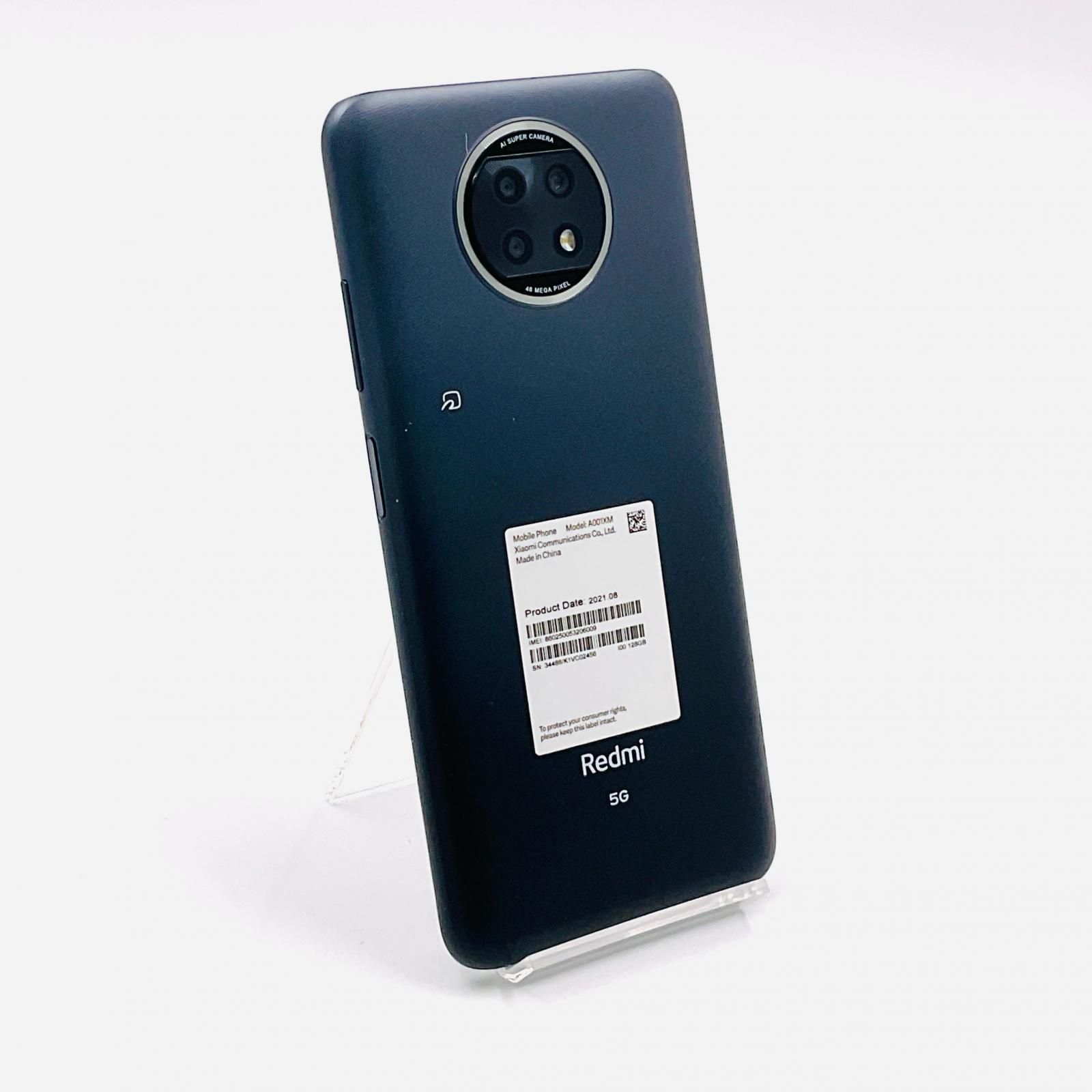 【全額返金保証】【最速発送】Xiaomi Redmi Note 9T 128GB ナイトフォールブラック Softbank 動作確認済