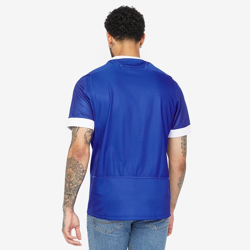 送料無料 匿名配送 Sサイズのみ マクロン ラグビー サモア代表 2025|24 ホーム レプリカ ジャージ 青 ブルー 公式モデル 日本未発売