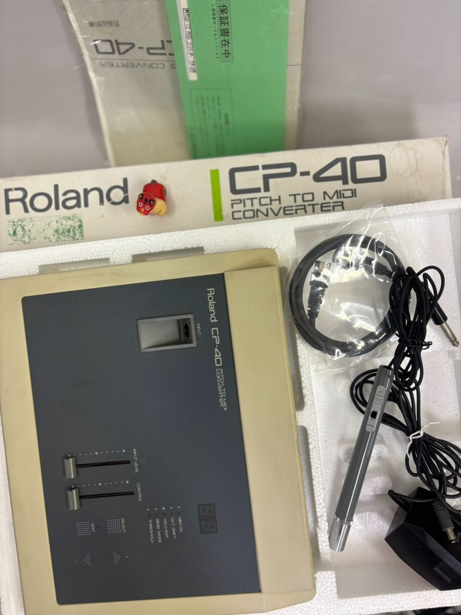 今だけのＢＩＧチャンス！ Roland CP-40 Digital Pen Controller 動作品 ペン付き 元箱 取扱説明書付属 ローランド MIDI入力装置 z-2317