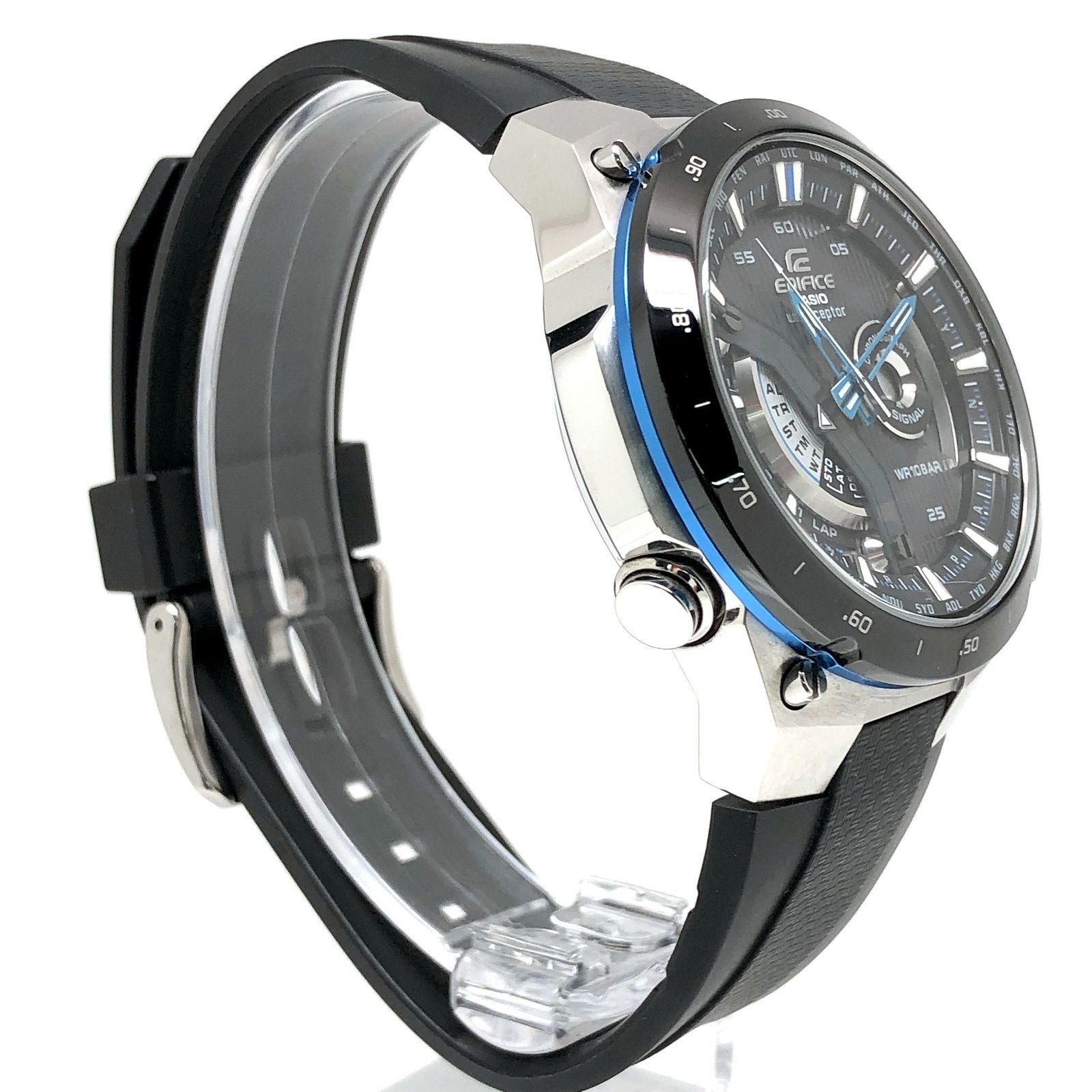 CASIO EDIFICE カシオエディフィス 電波ソーラー 腕時計 美品 EQW  