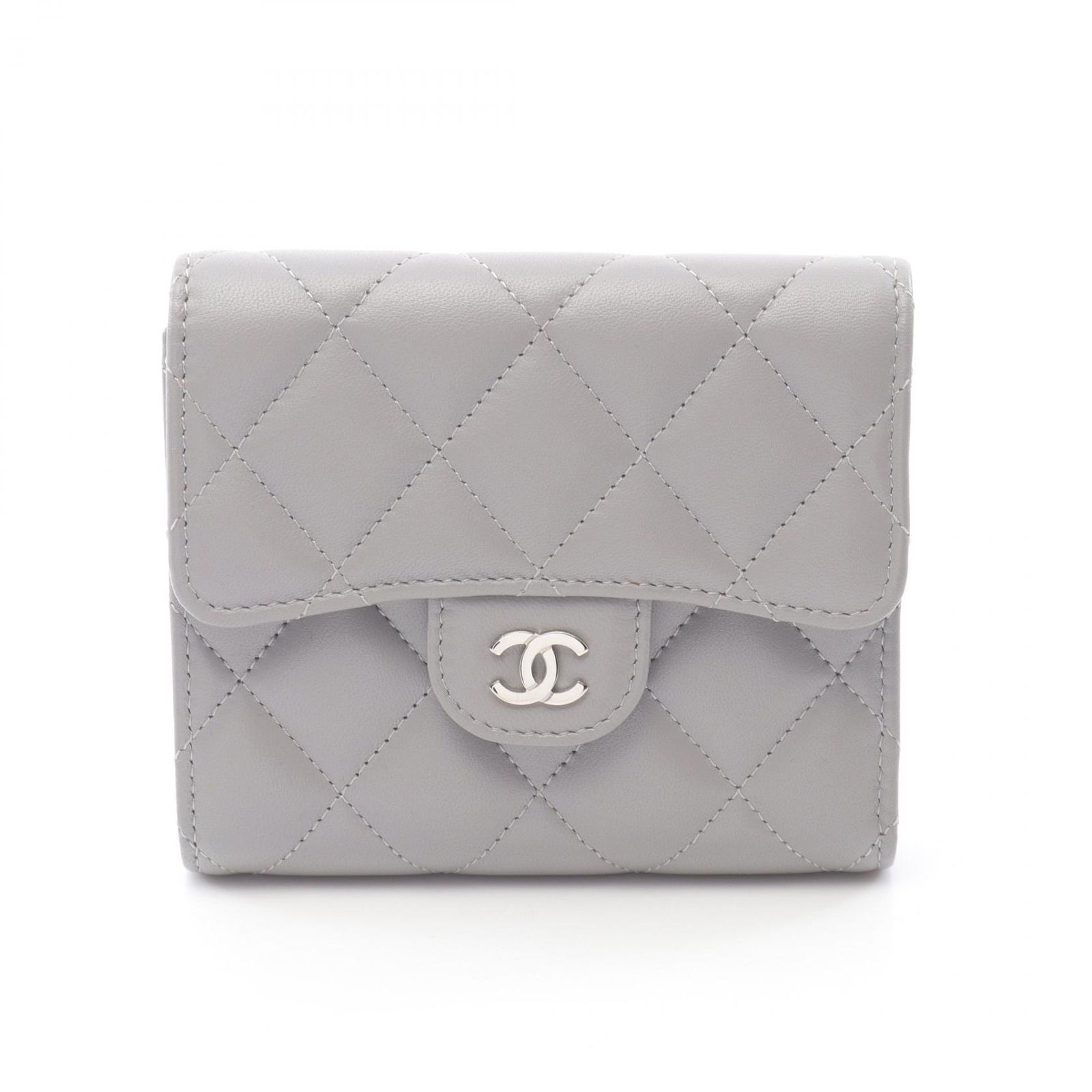 シャネル CHANEL 三つ折り財布 クラシック スモール フラップ 