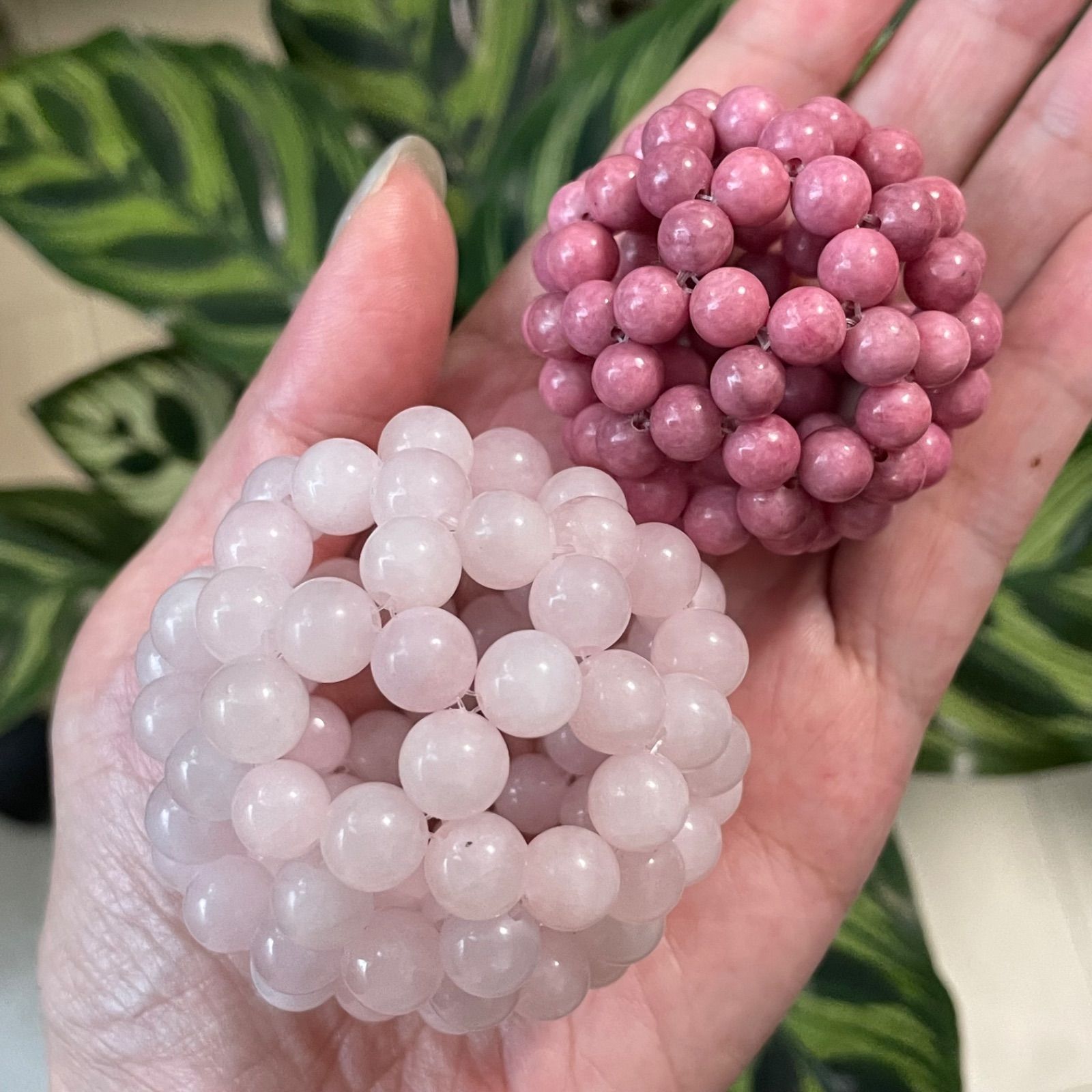 神聖幾何学フラーレン バッキーボール ロードナイト・ローズクォーツ