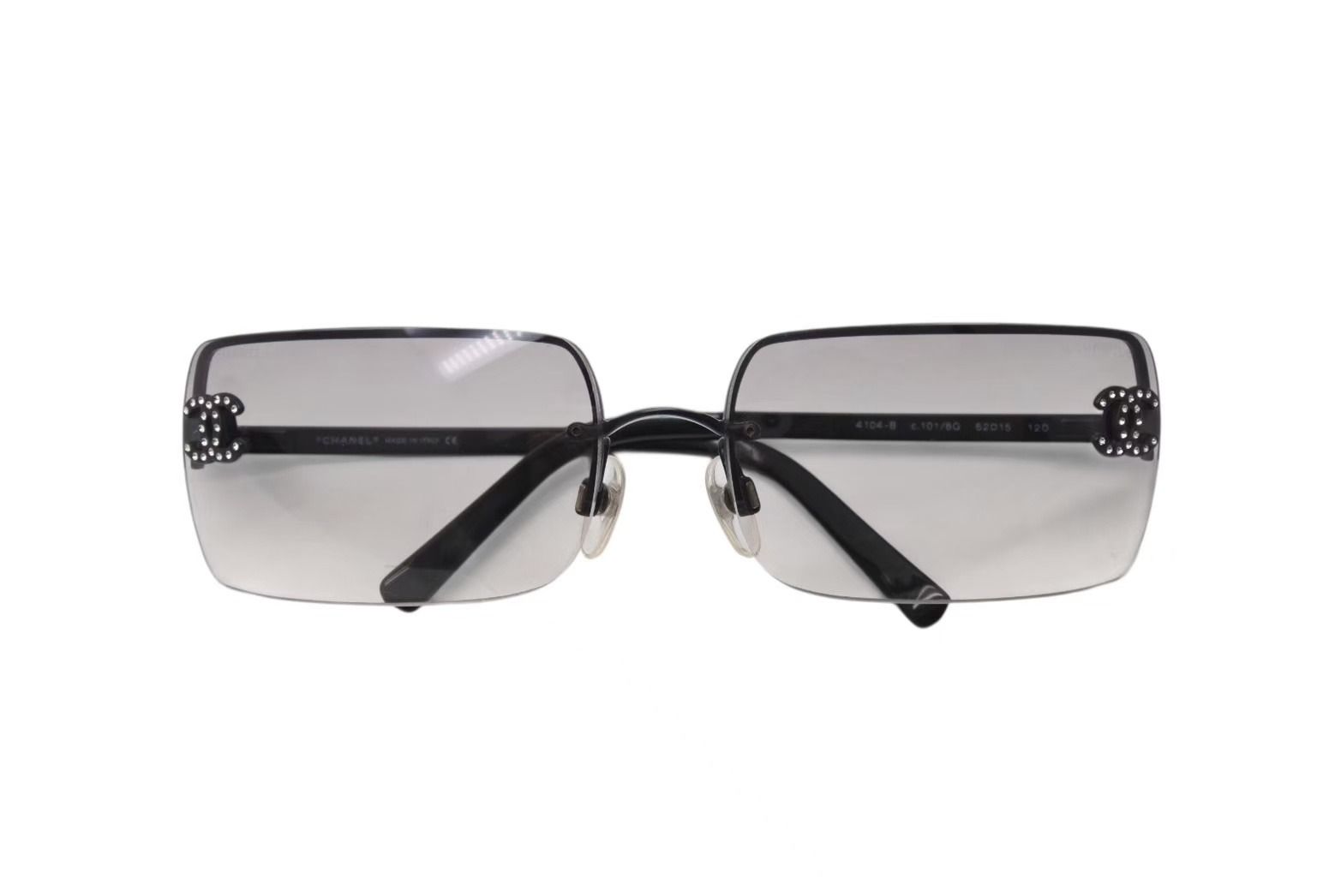 CHANEL シャネル ラインストーン ココマーク サングラス ピンク