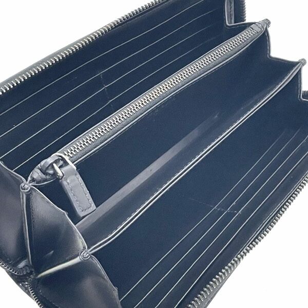 【値下げ】正規品 中古品 プラダ 長財布 三角ロゴ レザー 黒 2ML317 プラダ 長財布 財布 メンズ サフィアーノ トライアングル 三角