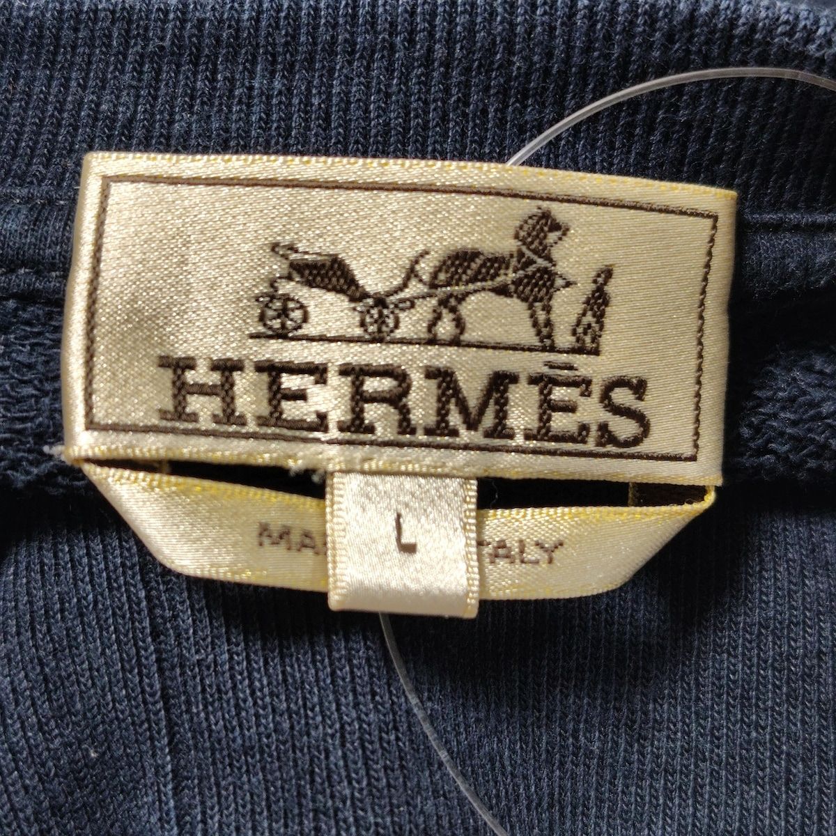 エルメス　トレーナー HERMES(エルメス) トレーナー サイズL メンズ - ダークネイビー