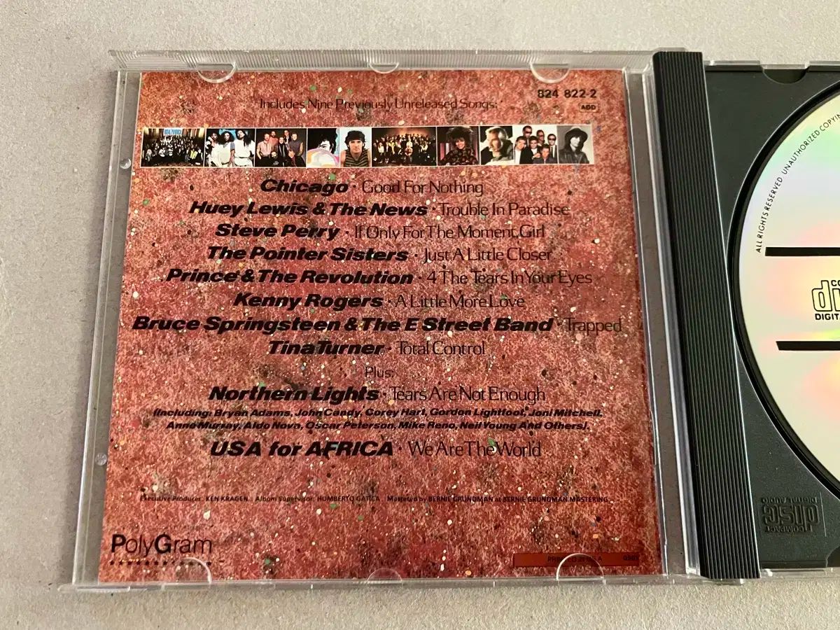 マイケル ジャクソン 参加型 85s We Are the World 初版 CD ポップ