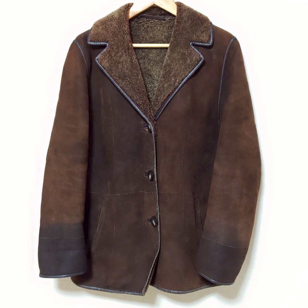 ムートン(海外製 UNKNOWN アンノウン イギリス製 フーデッドムートン