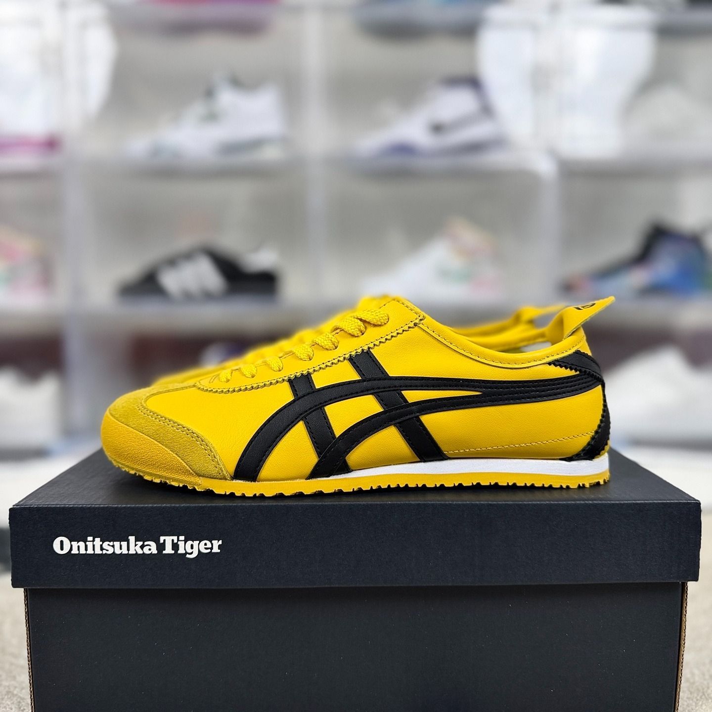 Onitsuka Tiger MEXICO 66 イエロー16.0cm ☆ Onitsuka Tiger ☆ Mexico 66 Yellow Black ☆ イエロー