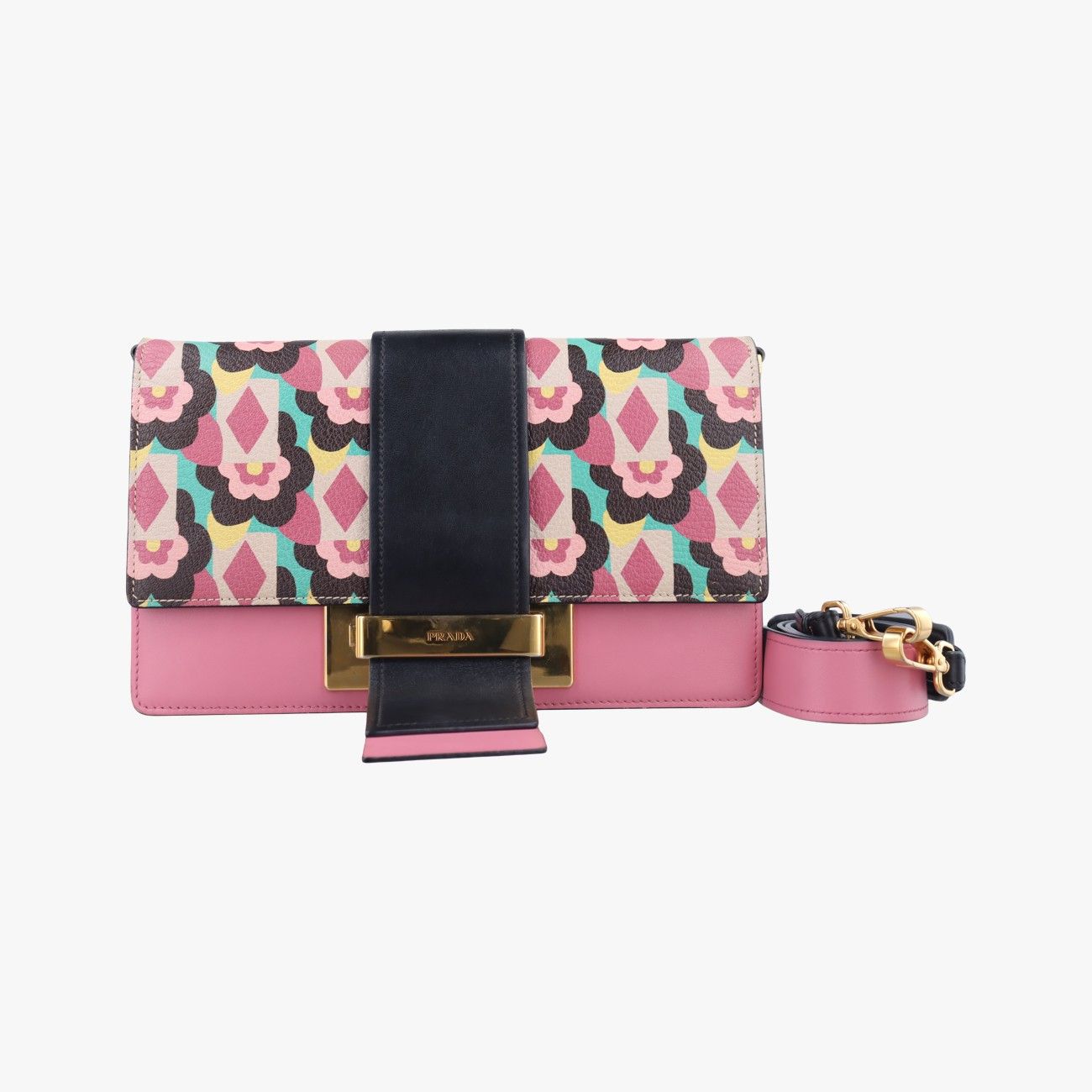 楽天市場】PRADA プラダ6連キーケースビッグリボン メタルロゴ