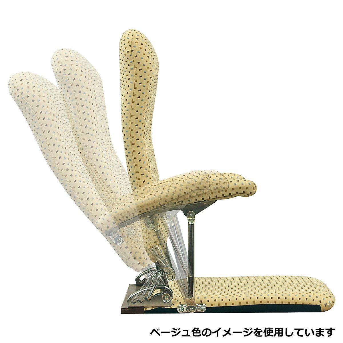 宮武製作所 座椅子 PLACE 幅40×奥行き51~73×高さ44~53cm ブラウン 日本製 YS-424 BR 宮武製作所 座椅子 PLACE 幅40×奥行き51~73×高さ