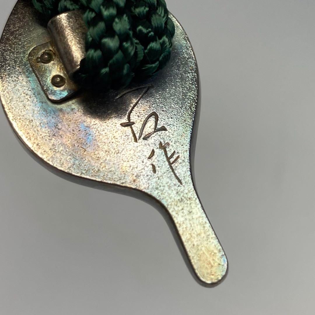 在銘 純銀 水芭蕉ループタイ 共箱 31g 東Y6-0710 2F WWW_SHINETEETH_COM