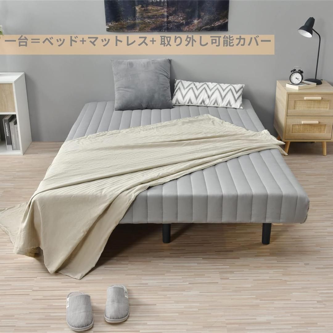 新品 脚付きマットレス マットレス ベッド圧縮発送 411-180 - メルカリ