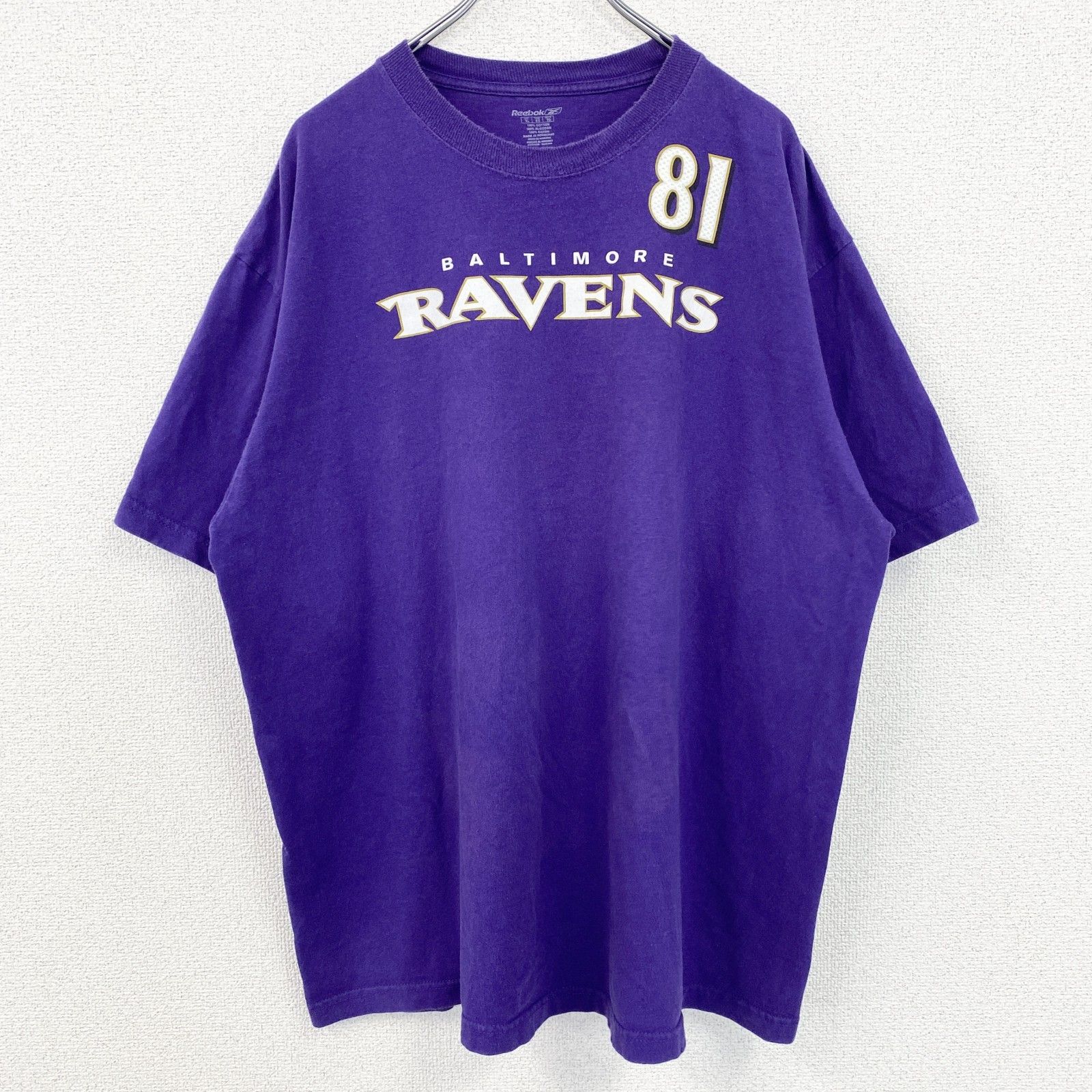古着 used Reebok リーボック NFL ボルチモアレイブンズ 半袖