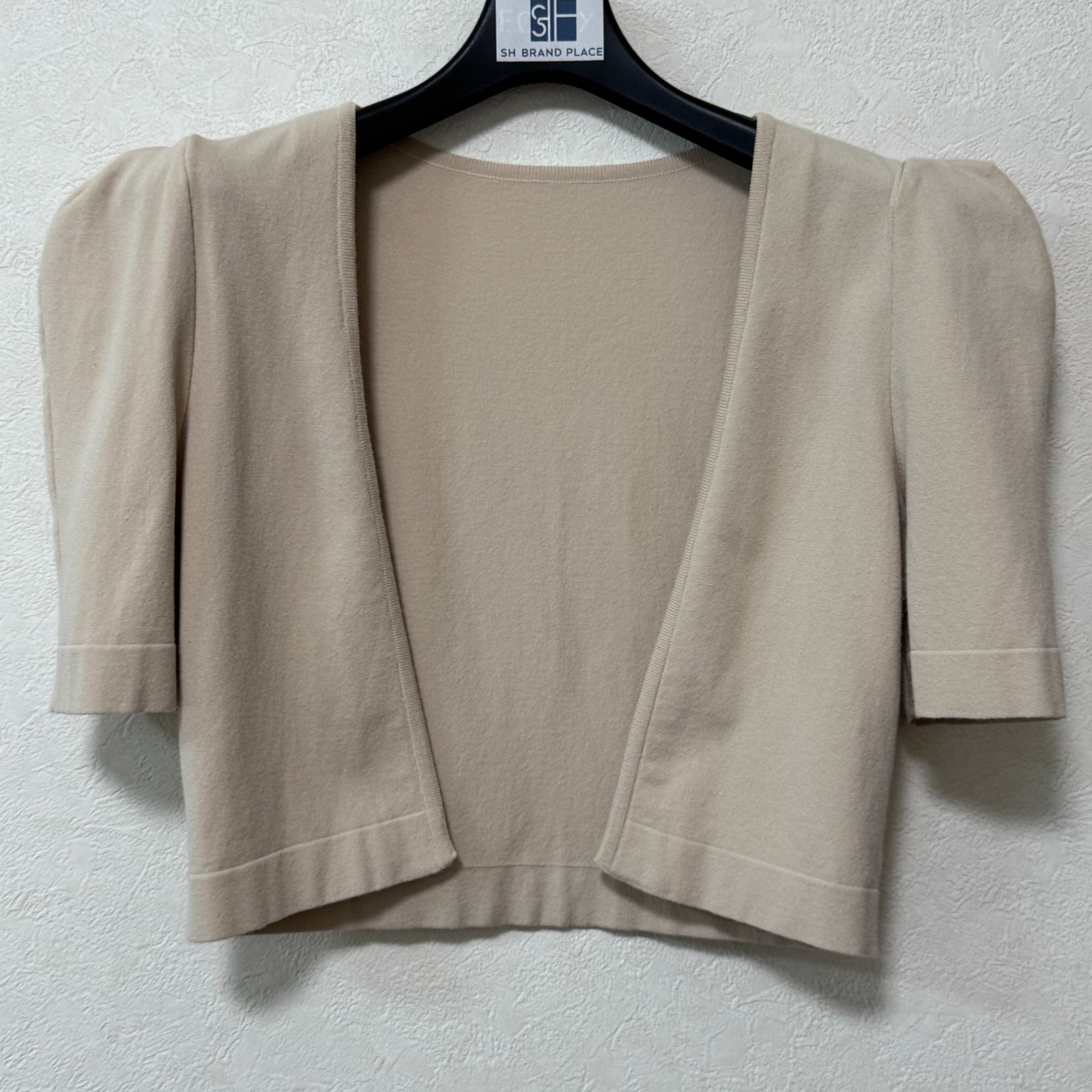 FOXEY ボレロカシミア(ベージュ)