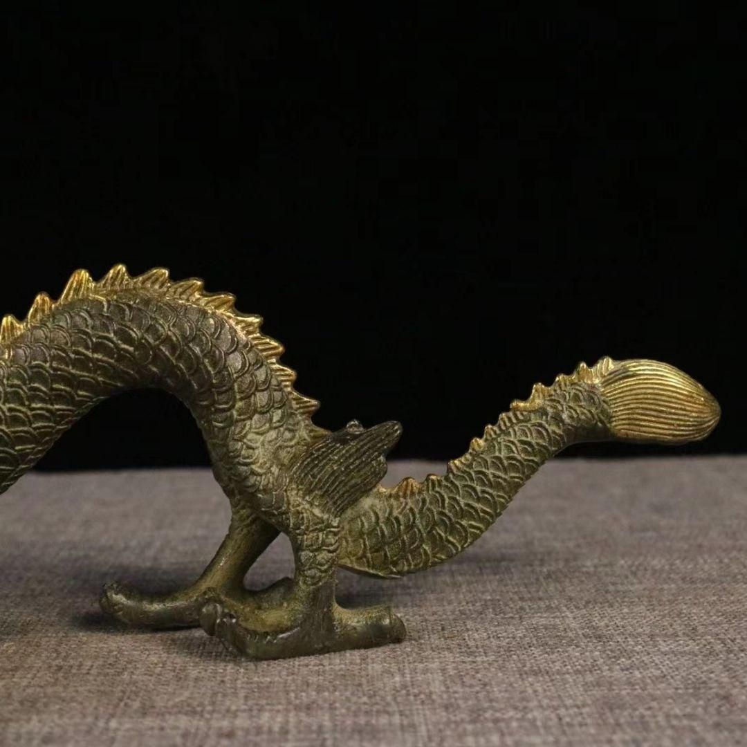 銅細工 龍 茶寵 風水 書道具 文房具 装飾品 工芸品 美術品 置物 銅細工 龍 茶寵 風水 書道具 文房具 装飾品 工芸品 美術品 置物
