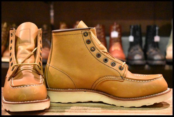 8D ♥ 11年 レッドウィング 875 アイリッシュセッター 茶 オロイジナル モックトゥ レースアップ ブーツ redwing HOPESMORE FJ157