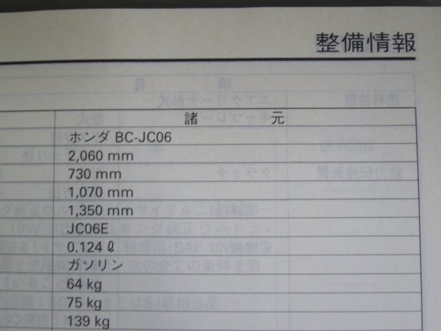 配線図有 ホンダ