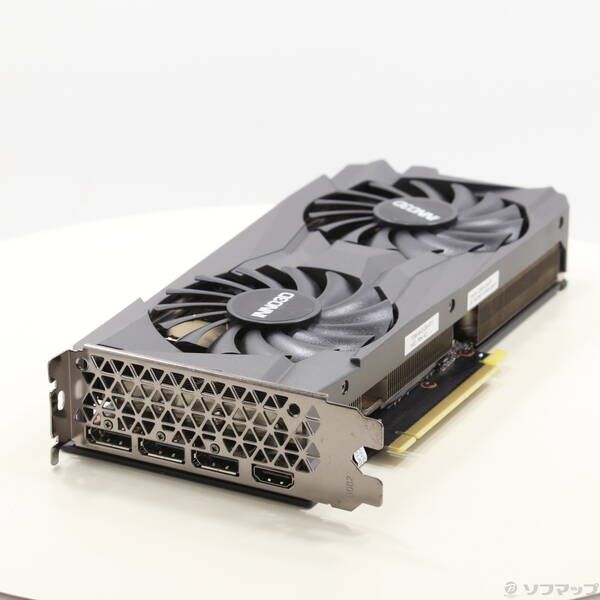 中古品〕 INNO3D GeForce RTX 3060 Ti TWIN X2 LHR N306T2-08D6