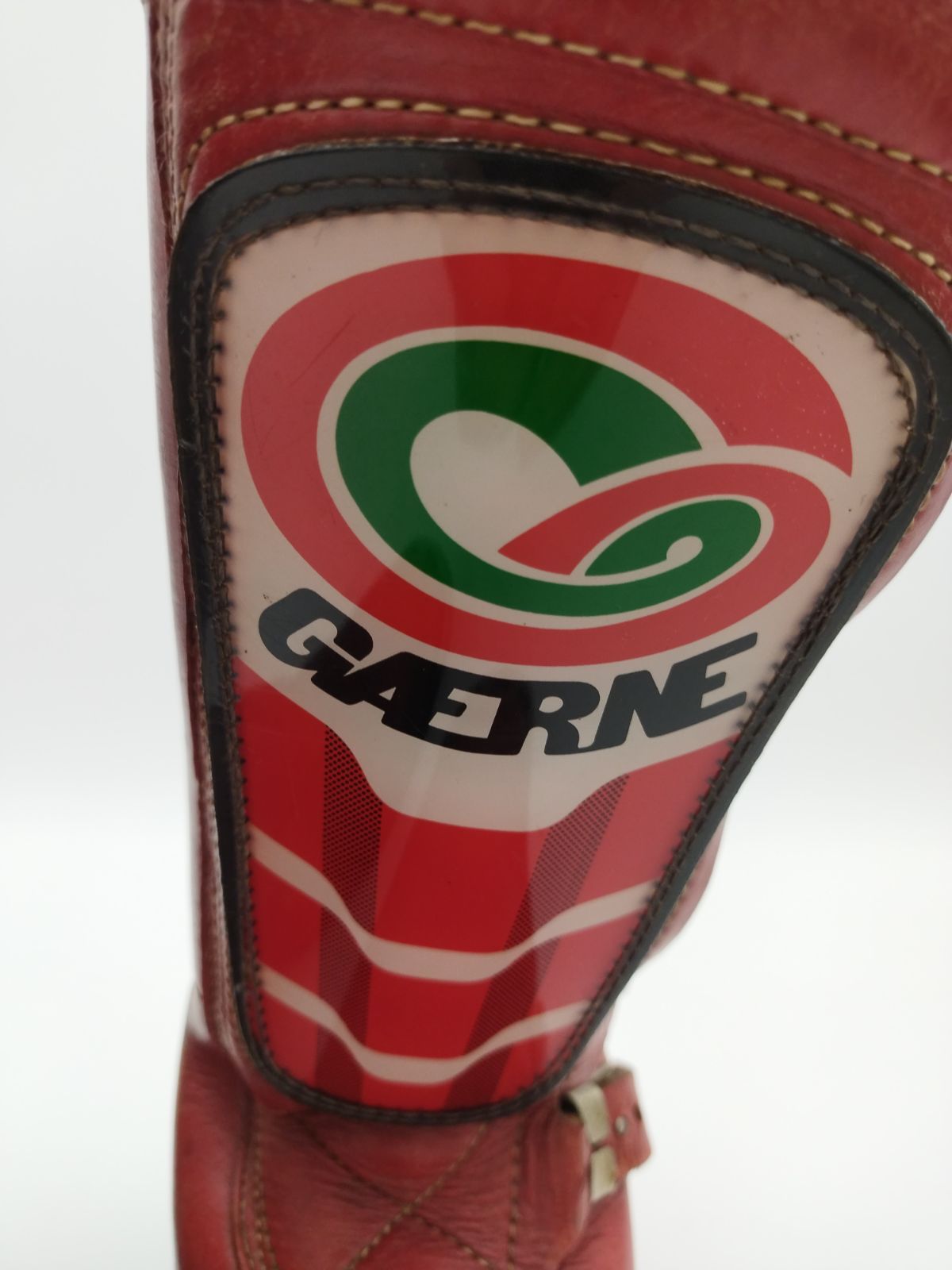 ガエルネ GAERNE オフロードブーツ 80年代ヴィンテージ RED - メルカリ
