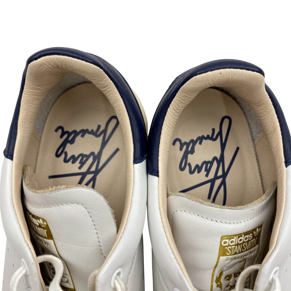 adidas アディダス CQ3033 Stan Smith Recon White Navy スタンスミス