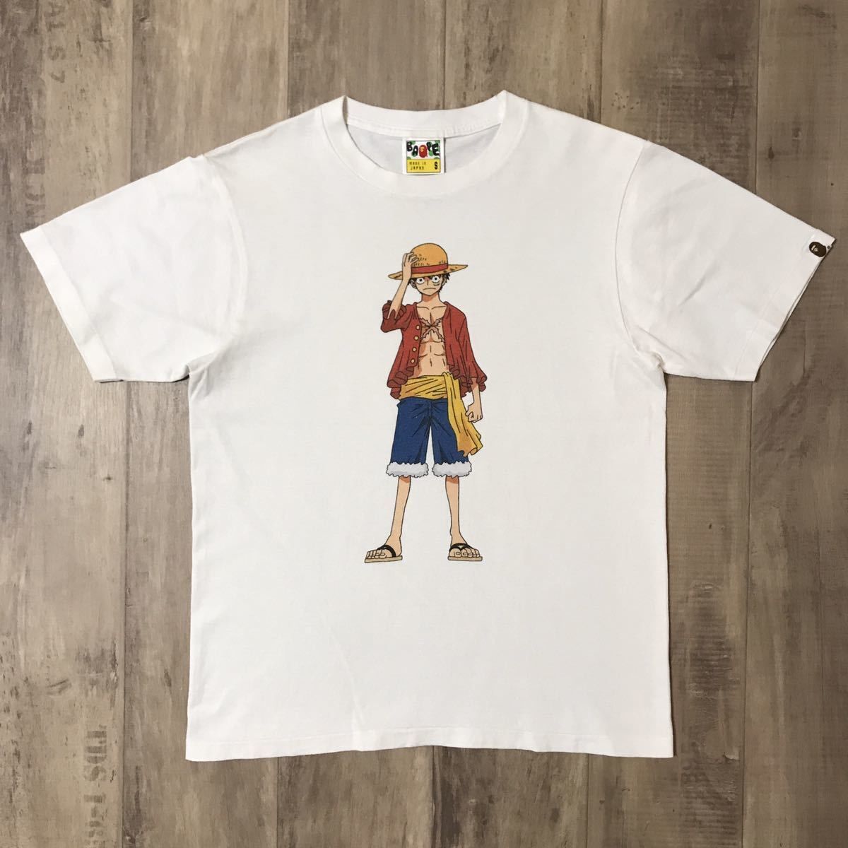 BAPE ワンピース ルフィ Tシャツ onepiece ベイプ ape エイプ - メルカリ