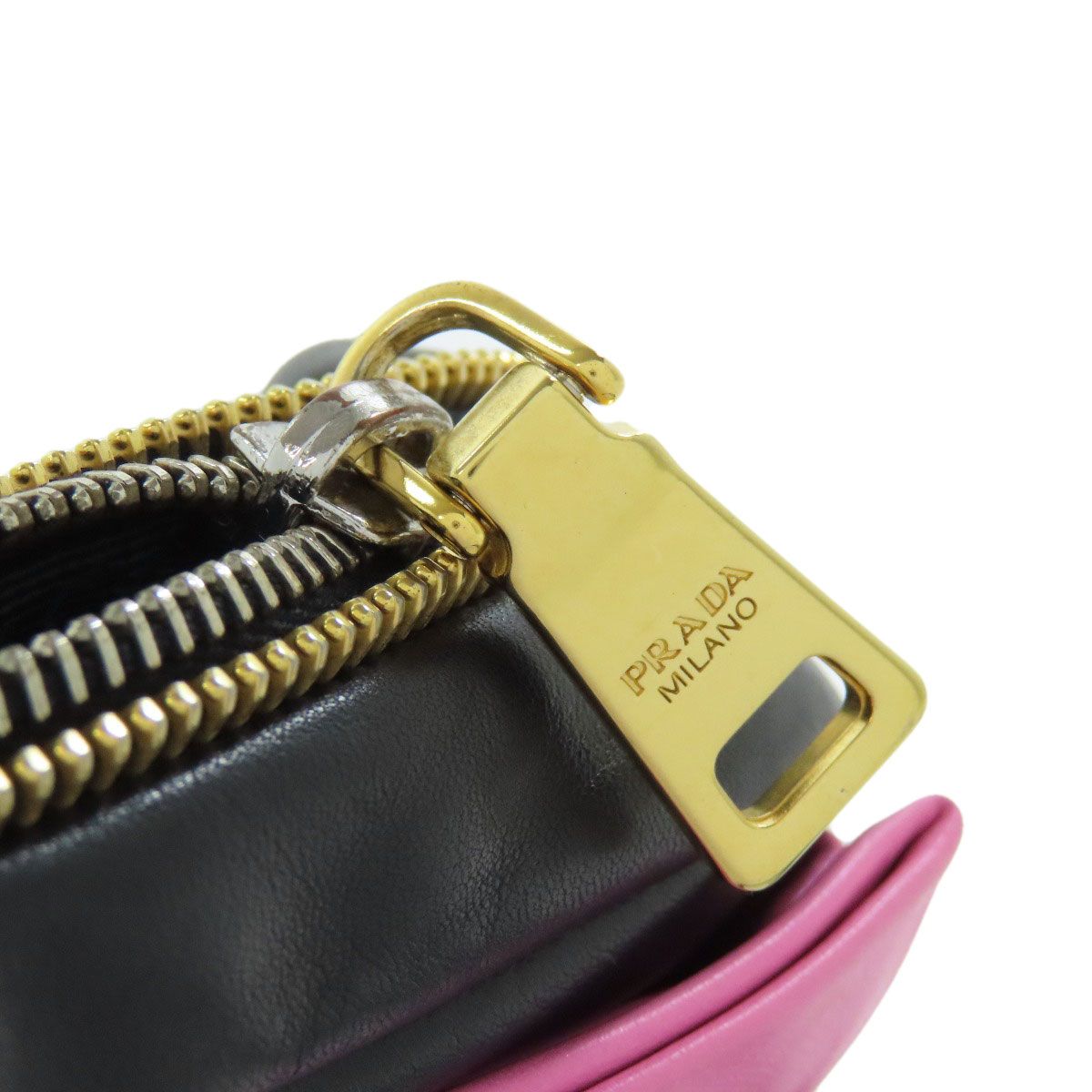 PRADA プラダ フィオッコ ショルダーバッグ カーフ レディース 【公式