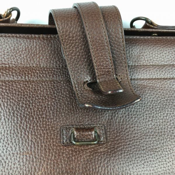 定価5万相当　JACK SPADE　ジャックスペード　重厚本革　オールレザー　ハンドメイド　ブリーフケース/バッグ　茶/ブラウン　管NO.WB2-34 定価5万相当 JACK SPADE ジャックスペード 重厚本革 オールレザー