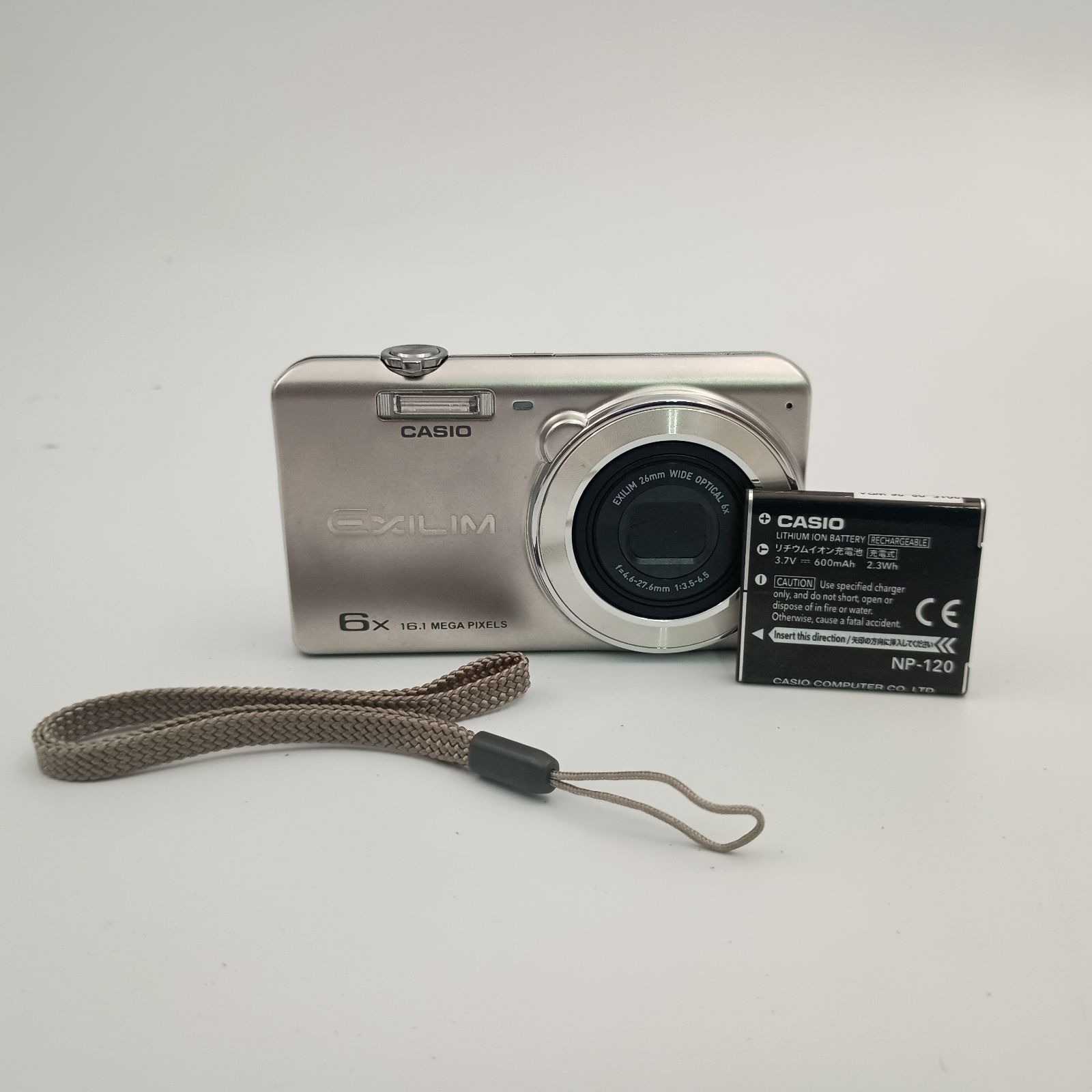 CASIO EXILIM EX-Z780 Compact DIGITAL Camera SILVER シルバー