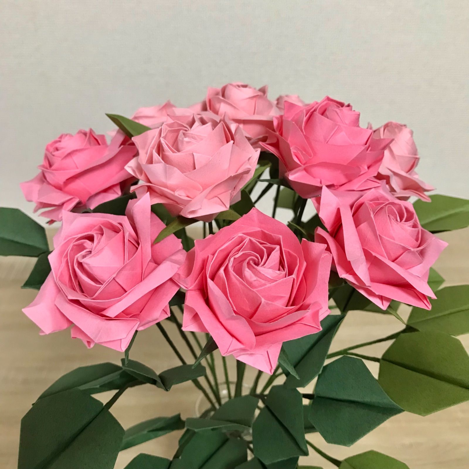 オーダーメイド可能【折り紙バラ】花束・スワッグ・ブーケ・フラワー