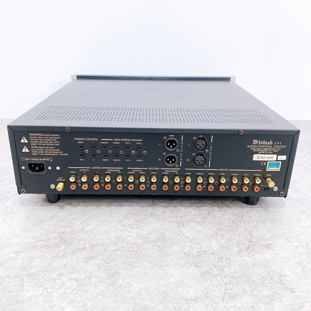 現状品】McIntosh マッキントッシュ プリアンプ C41 - メルカリ