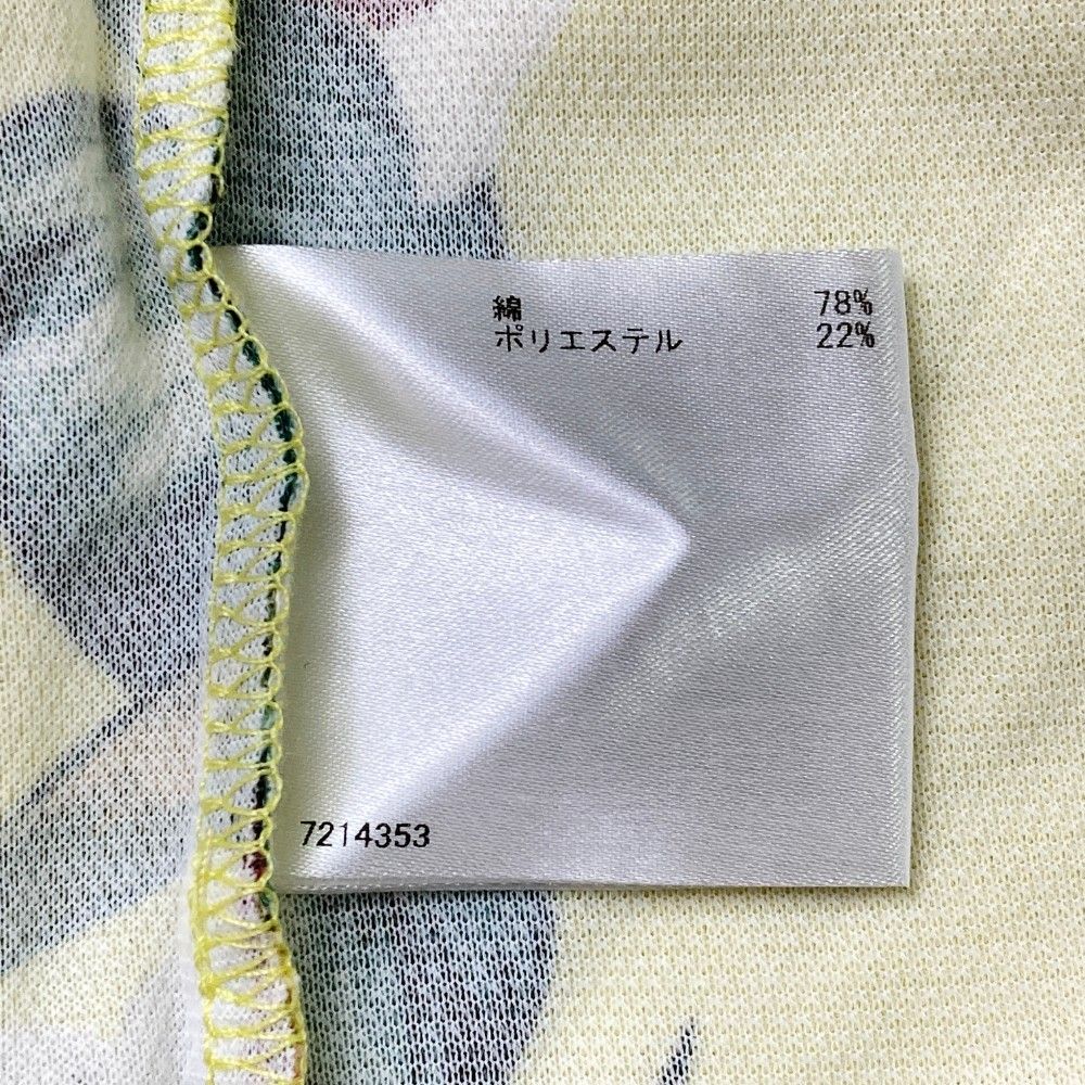 サイズ：M MUNSING WEAR マンシングウェア  半袖シャツ 花柄 イエロー系 [240101448412] ゴルフウェア メンズ ストスト サイズ：M MUNSING WEAR マンシングウェア 半袖シャツ 花柄