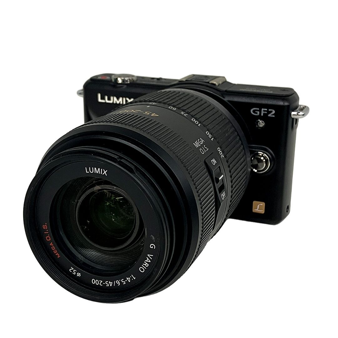 Panasonic DMC-GF2 45-200mm F4-5.6 ミラーレス一眼カメラ レンズセット ジャンク S10445414